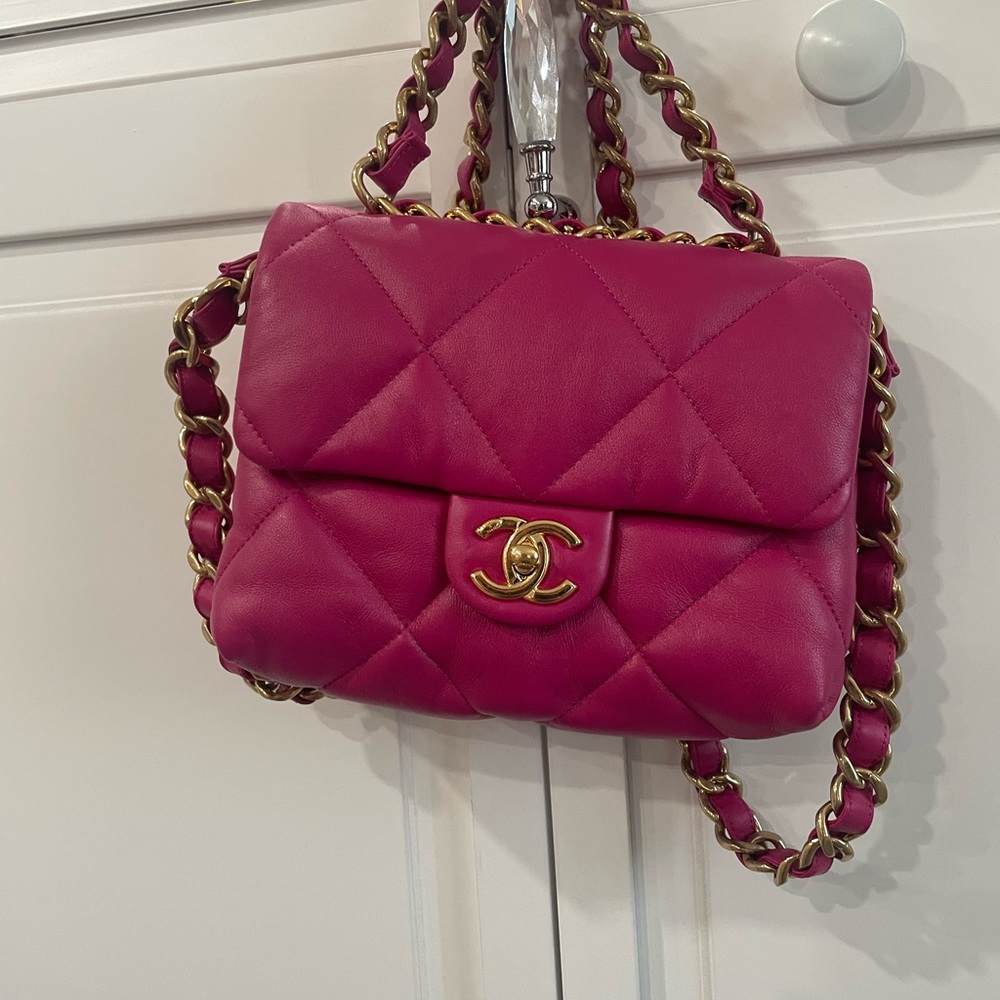 Chanel bag , fuchsia